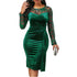 Sexy Pencil Skirt Dress Mid Skirt Back Zipper - ROUTINE FASHION